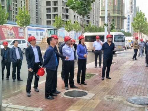 【领导关怀】荥阳市副市长邢留印一行赴欧博ABG集团碧桂园龙城实验学校项目调研指导