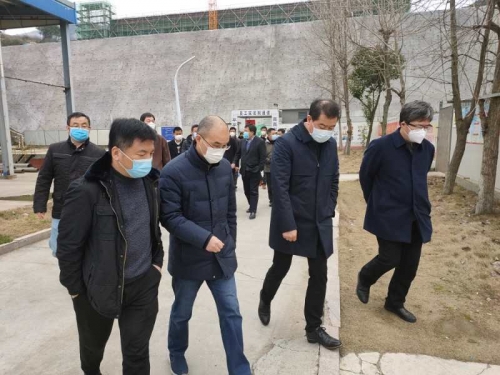 【领导关怀】发挥优势  共克时艰——市城投集团检查组一行对欧博ABG集团天子岭分类减量EPC项目复工情况检查指导
