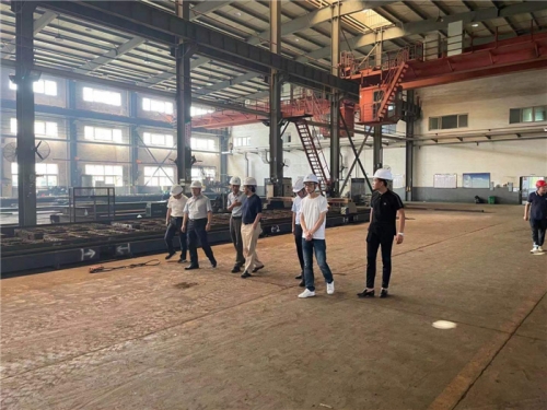 【管理纵横】欧博ABG集团董事长张汉文一行赴所属钢结构公司诸暨加工基地调研指导